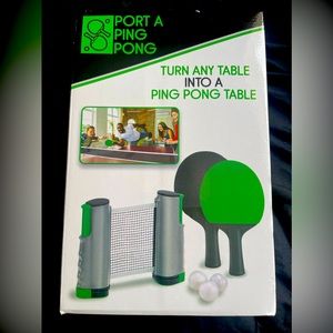 Table tennis kits never opened!